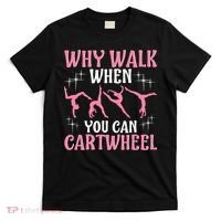 Funny Gymnastics Gymnast Gift For Girls Wo Cool Cartwheel T-Shirt thumb 0