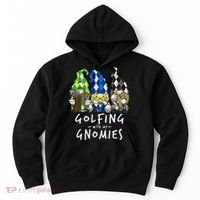 funny Golf Gnomes Golfing with My Gnomies for Golfer Hoodie thumb 0