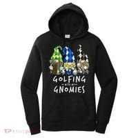 funny Golf Gnomes Golfing with My Gnomies for Golfer Women's Hoodie thumb 0