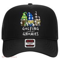 funny Golf Gnomes Golfing with My Gnomies for Golfer Hat thumb 0