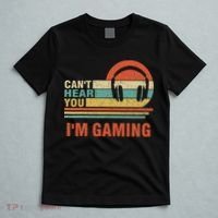Funny Gamer Gift Headset Can't Hear You I'm Gaming T-Shirt thumb 5