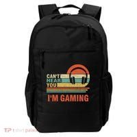 Funny Gamer Gift Headset Can't Hear You I'm Gaming Backpack thumb 0