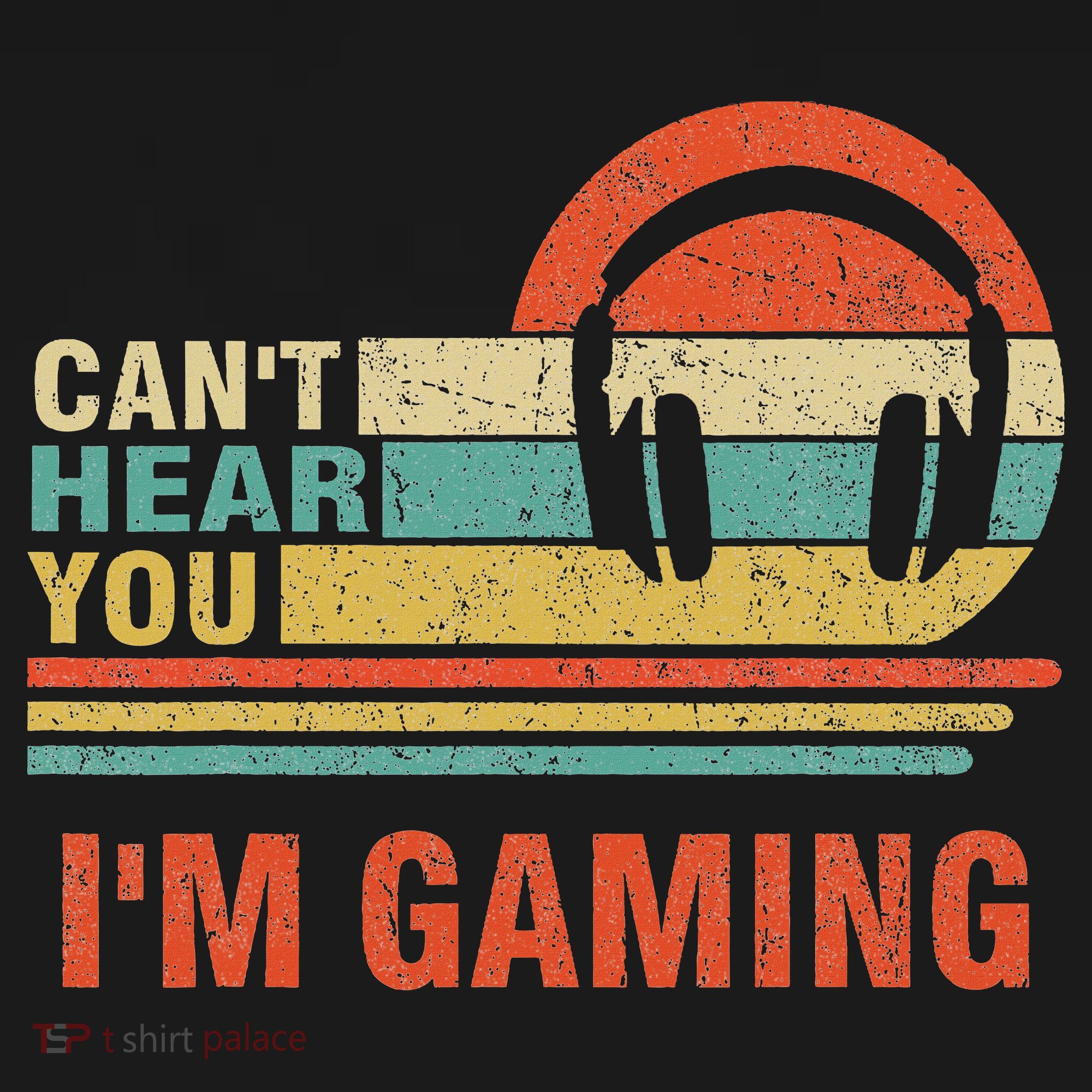 Funny Gamer Gift Headset Can't Hear You I'm Gaming Women's Hoodie