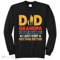 Funny Great Grandpa For Fathers Day Dad From Son Daughter Sweatshirt thumb 0