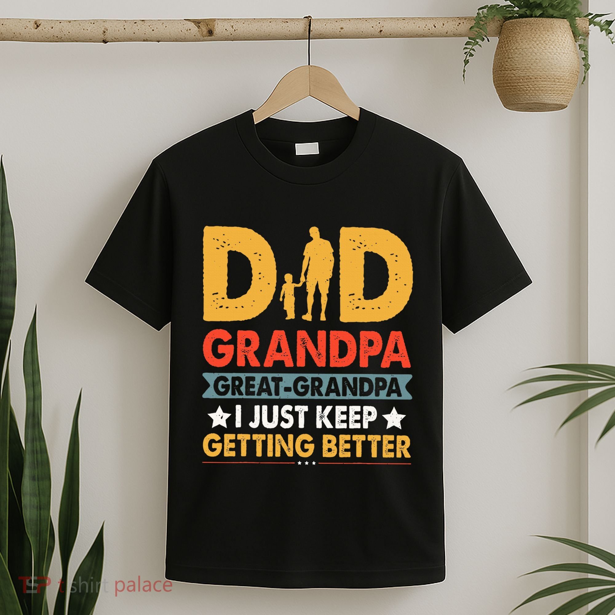 Funny Great Grandpa For Fathers Day Dad From Son Daughter T-Shirt