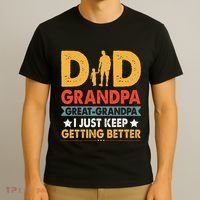 Funny Great Grandpa For Fathers Day Dad From Son Daughter T-Shirt thumb 3