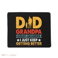 Funny Great Grandpa For Fathers Day Dad From Son Daughter Mousepad thumb 0