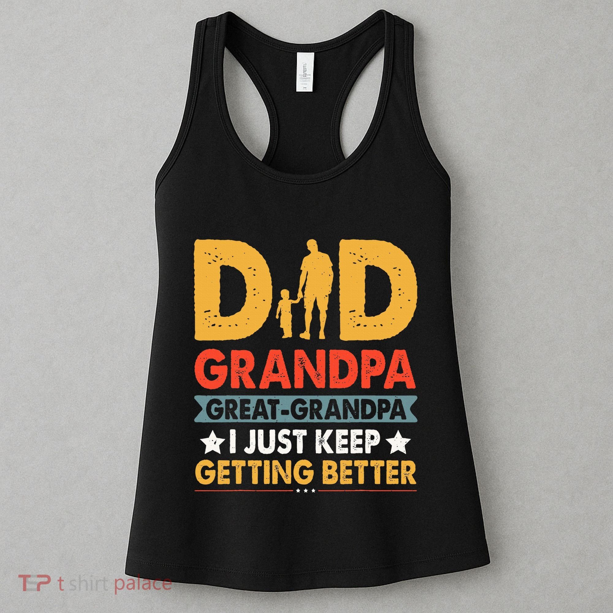 Funny Great Grandpa For Fathers Day Dad From Son Daughter Women's Tank Top