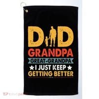 Funny Great Grandpa For Fathers Day Dad From Son Daughter Golf Towel thumb 0