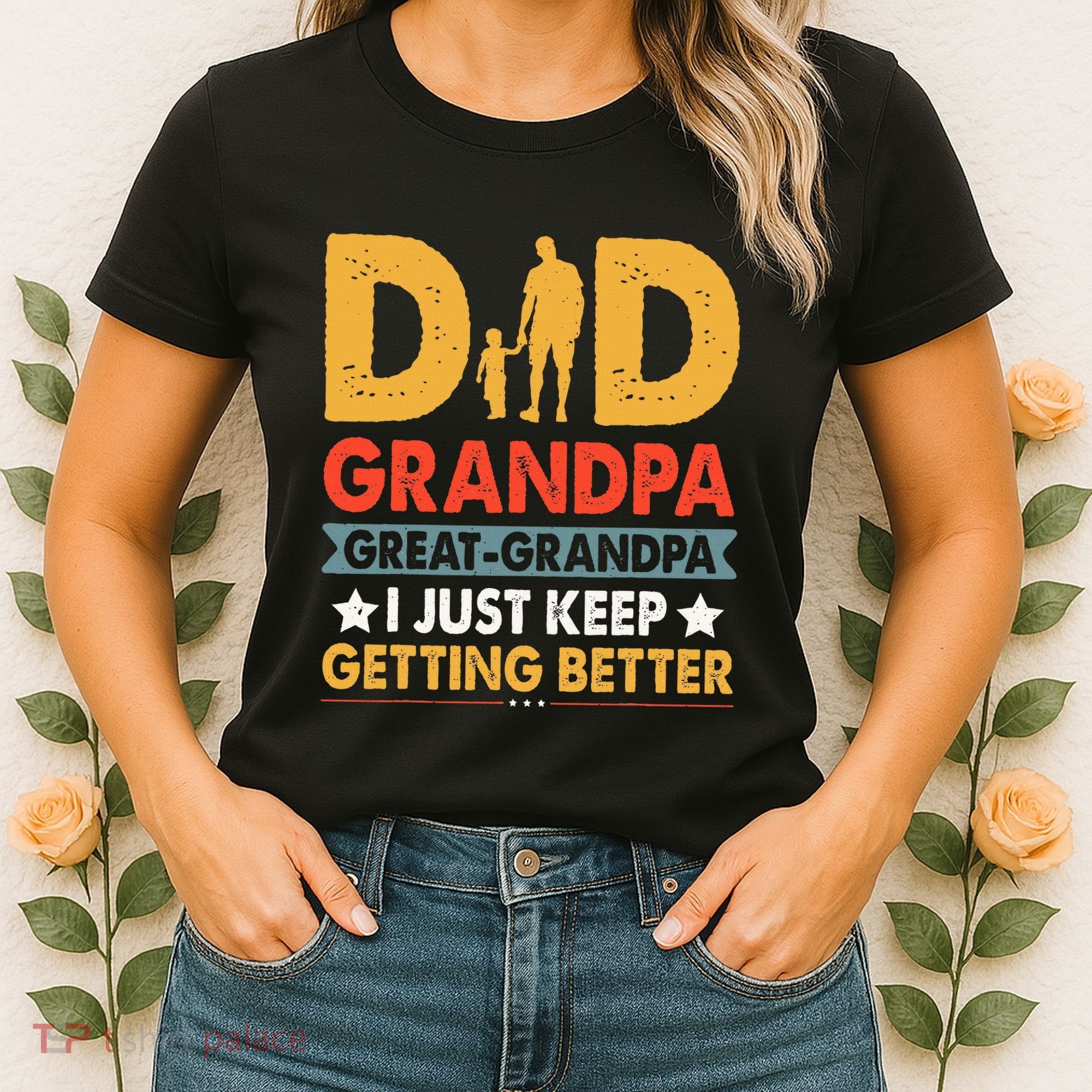 Funny Great Grandpa For Fathers Day Dad From Son Daughter Women's T-Shirt