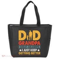 Funny Great Grandpa For Fathers Day Dad From Son Daughter Tote Bag thumb 0