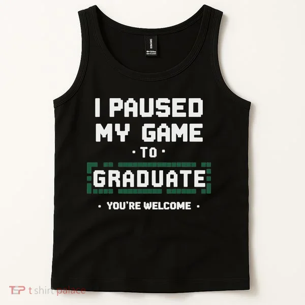Funny Gamer Graduate Graduation Tank Top