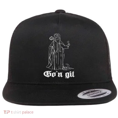 Funny GoN Git St Patrick Flat Bill Trucker Hat