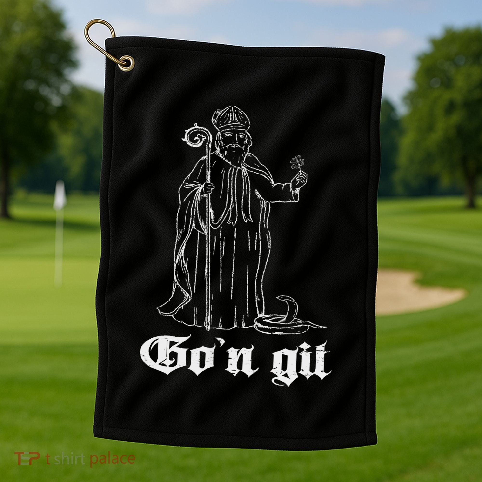 Funny GoN Git St Patrick Golf Towel