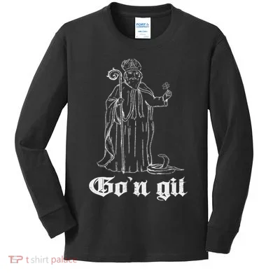 Funny GoN Git St Patrick Kids Long Sleeve Shirt