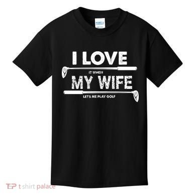 Funny Golf Gift For Golfer Kids T-Shirt