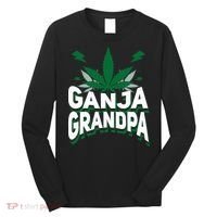 Funny Ganja Grandpa Weed Marijuana Long Sleeve Shirt thumb 0