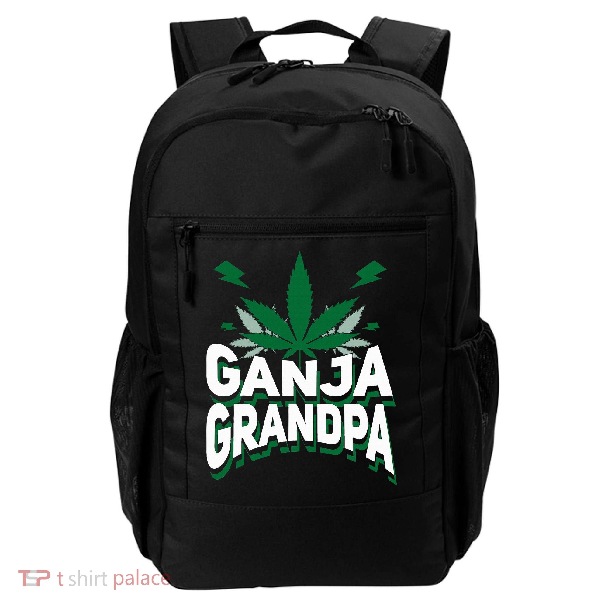 Funny Ganja Grandpa Weed Marijuana Backpack