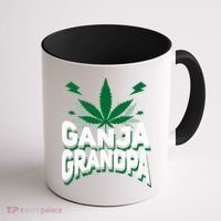 Funny Ganja Grandpa Weed Marijuana Coffee Mug thumb 1