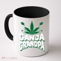 Funny Ganja Grandpa Weed Marijuana Coffee Mug thumb 0