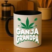Funny Ganja Grandpa Weed Marijuana Coffee Mug thumb 4