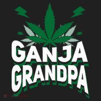 Funny Ganja Grandpa Weed Marijuana Beanie thumb 2