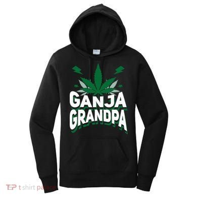 Funny Ganja Grandpa Weed Marijuana Women's Hoodie