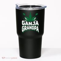 Funny Ganja Grandpa Weed Marijuana Tumbler thumb 0