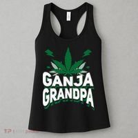 Funny Ganja Grandpa Weed Marijuana Women's Tank Top thumb 3