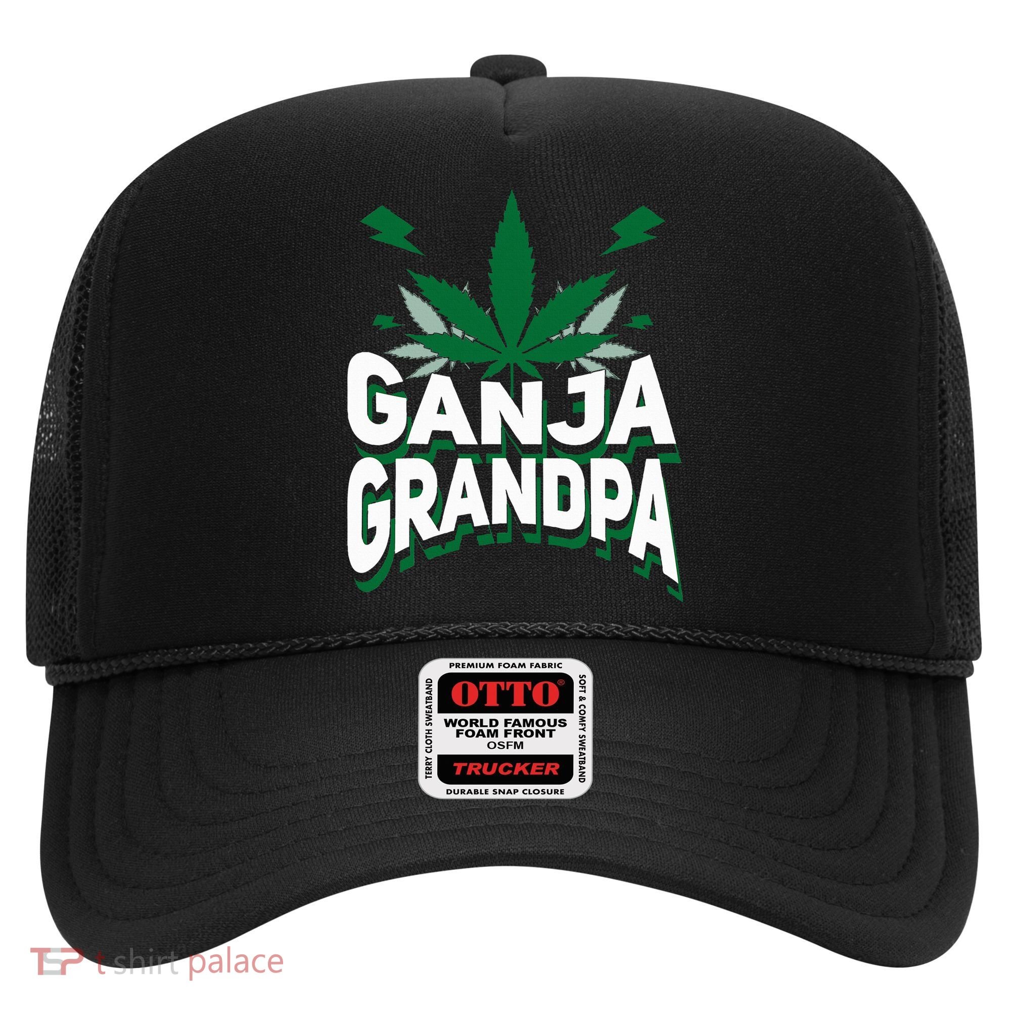 Funny Ganja Grandpa Weed Marijuana Hat