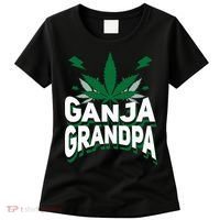Funny Ganja Grandpa Weed Marijuana Women's T-Shirt thumb 0