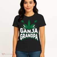 Funny Ganja Grandpa Weed Marijuana Women's T-Shirt thumb 4