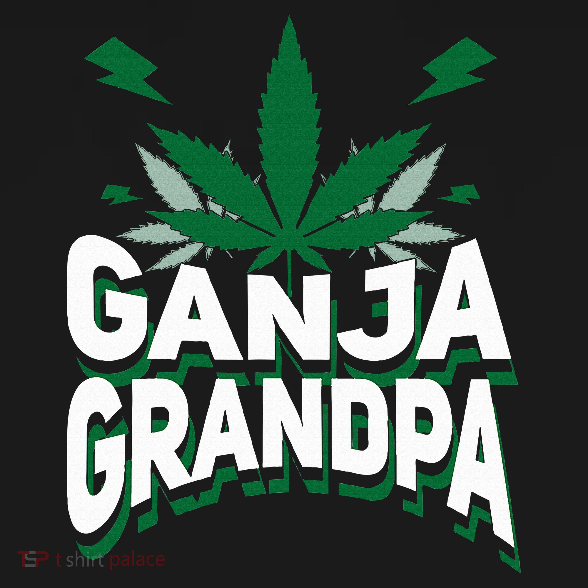 Funny Ganja Grandpa Weed Marijuana Kids Sweatshirt