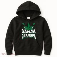 Funny Ganja Grandpa Weed Marijuana Kids Hoodie thumb 0