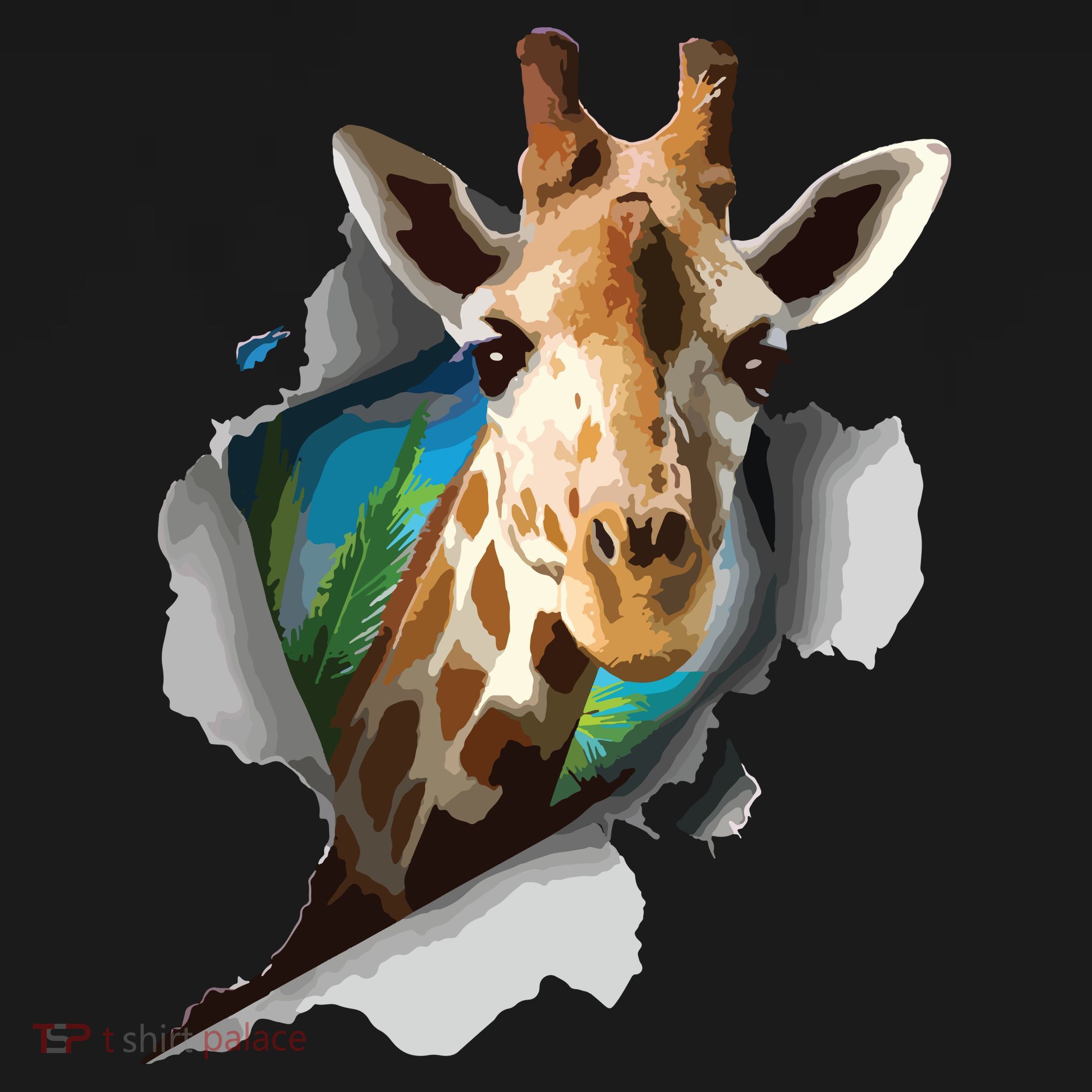 Funny Giraffe, Giraffe Lover Backpack