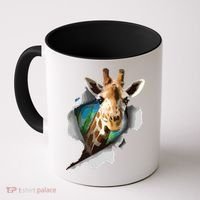 Funny Giraffe, Giraffe Lover Coffee Mug thumb 0