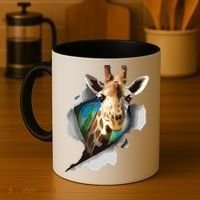 Funny Giraffe, Giraffe Lover Coffee Mug thumb 4