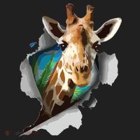 Funny Giraffe, Giraffe Lover Tumbler thumb 3