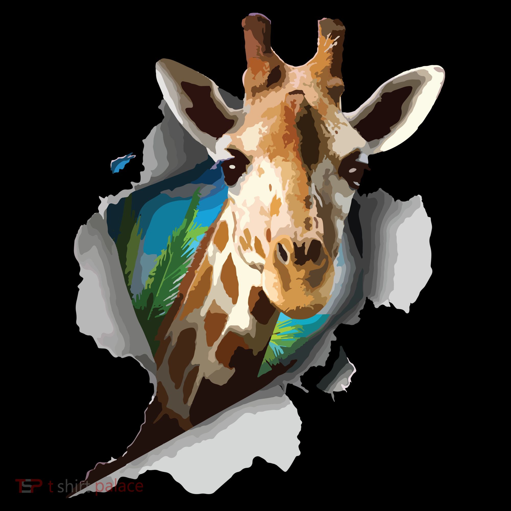 Funny Giraffe, Giraffe Lover Ornament