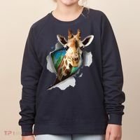 Funny Giraffe, Giraffe Lover Women's Sweatshirt thumb 0