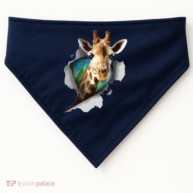 Funny Giraffe, Giraffe Lover USA-Made Doggie Bandana