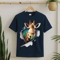Funny Giraffe, Giraffe Lover T-Shirt thumb 2