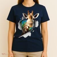 Funny Giraffe, Giraffe Lover T-Shirt thumb 4