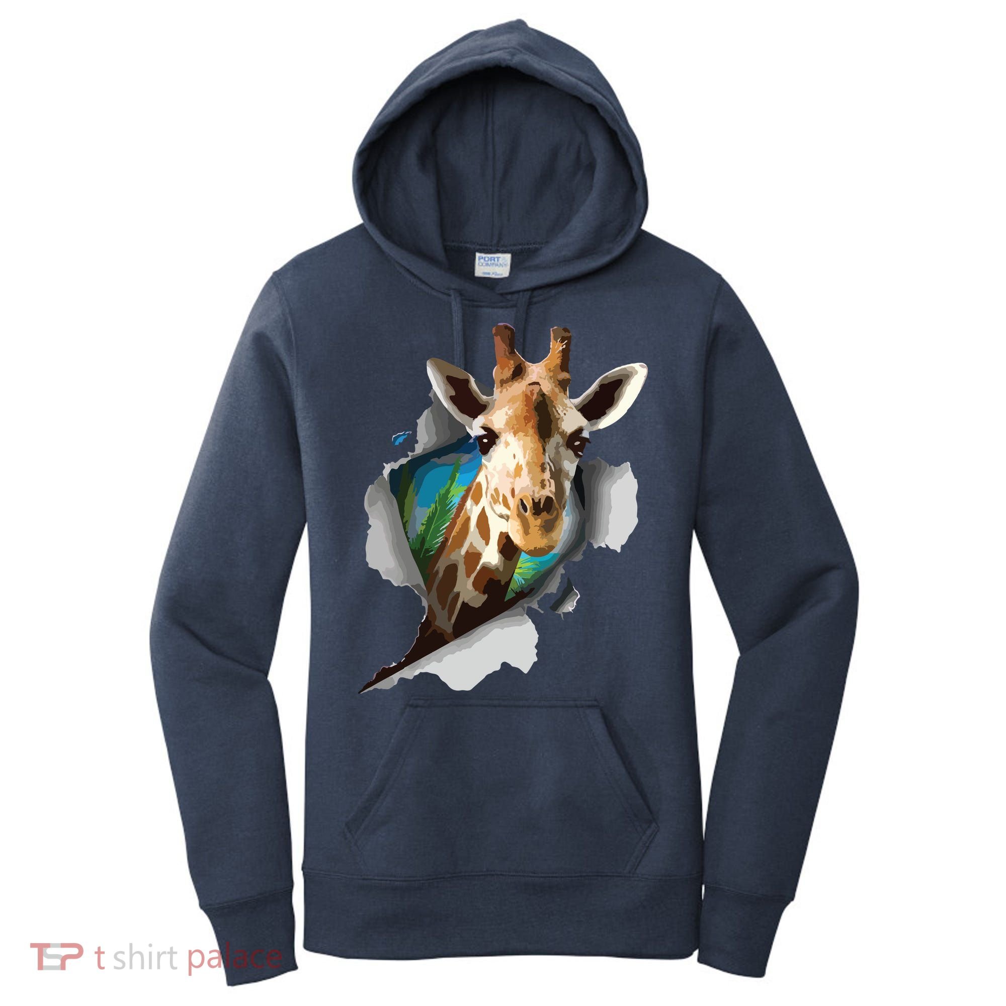 Funny Giraffe, Giraffe Lover Women's Hoodie