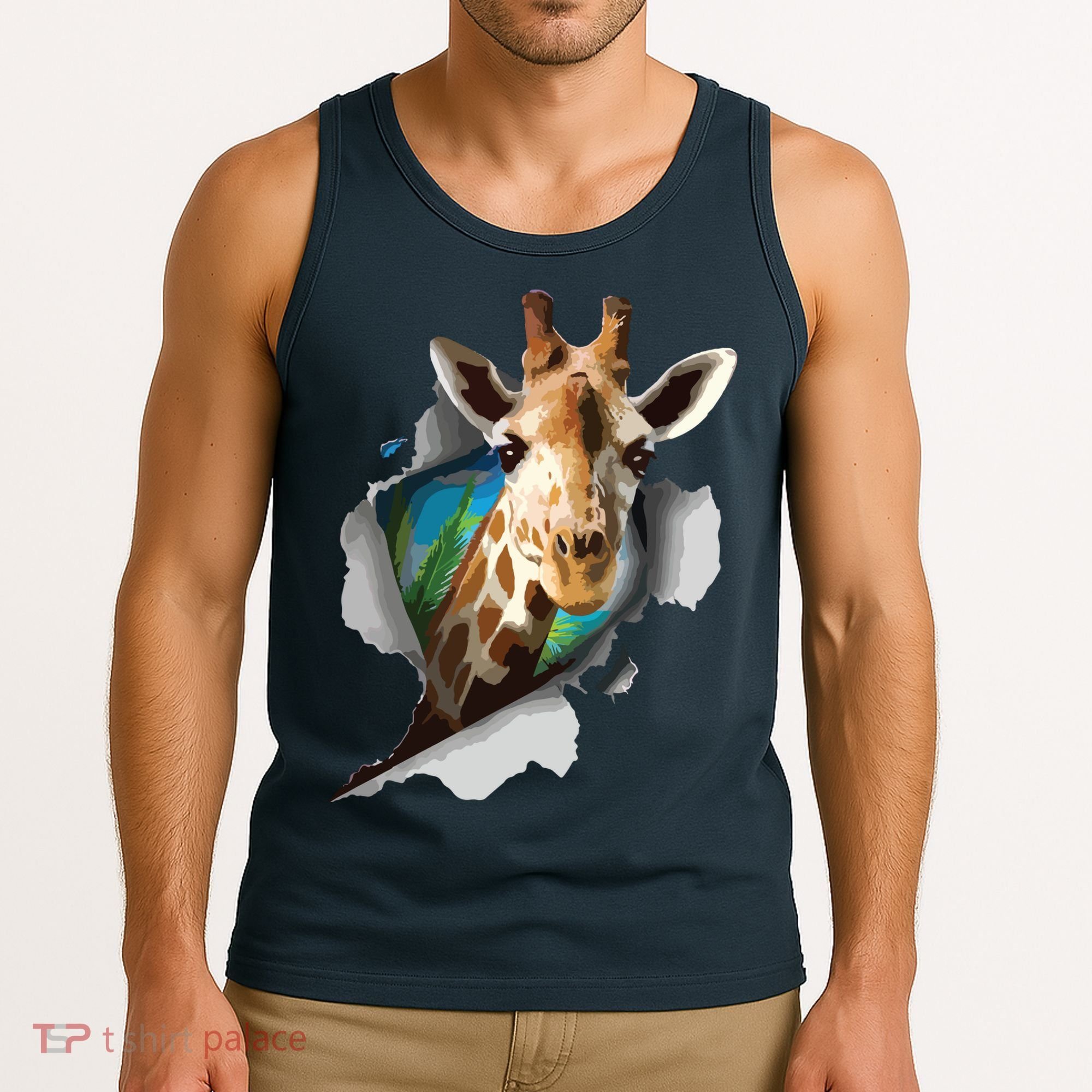 Funny Giraffe, Giraffe Lover Tank Top