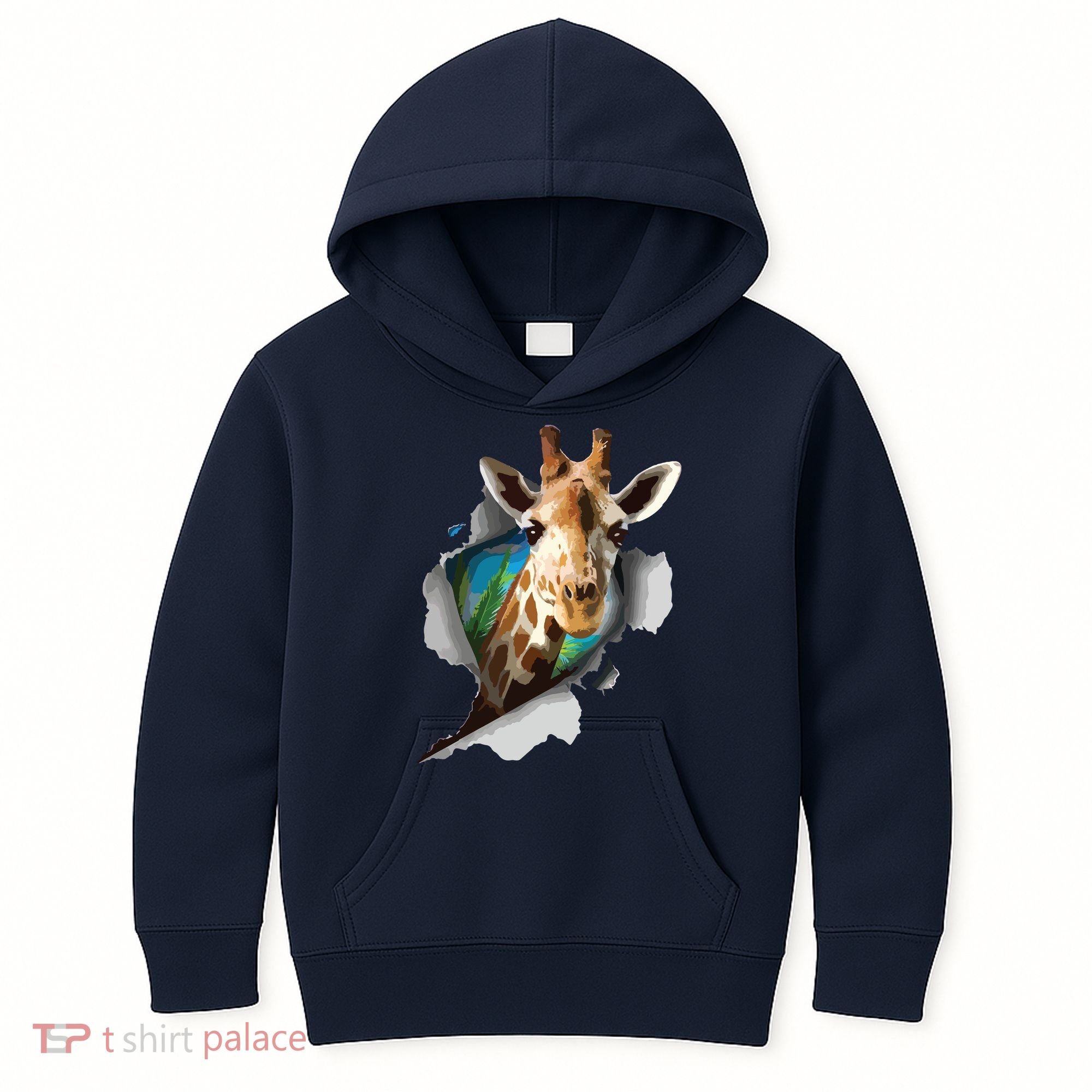 Funny Giraffe, Giraffe Lover Kids Hoodie