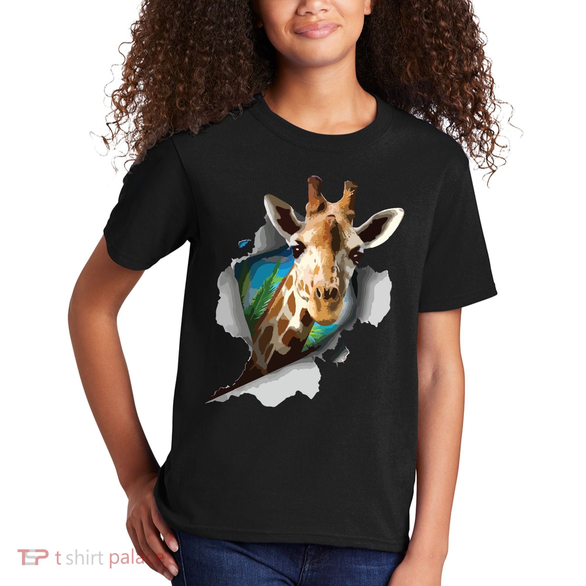 Funny Giraffe, Giraffe Lover Kids T-Shirt