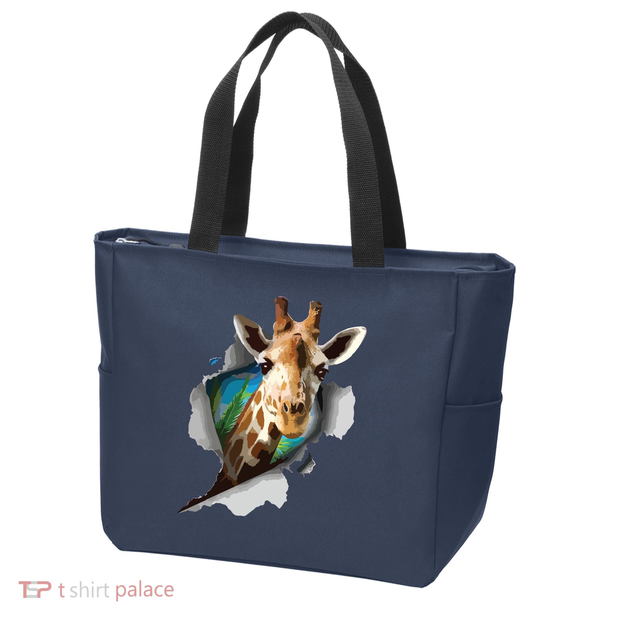 Funny Giraffe, Giraffe Lover Tote Bag