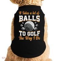 Funny Golf Gift For Golfer Doggie Tank thumb 0