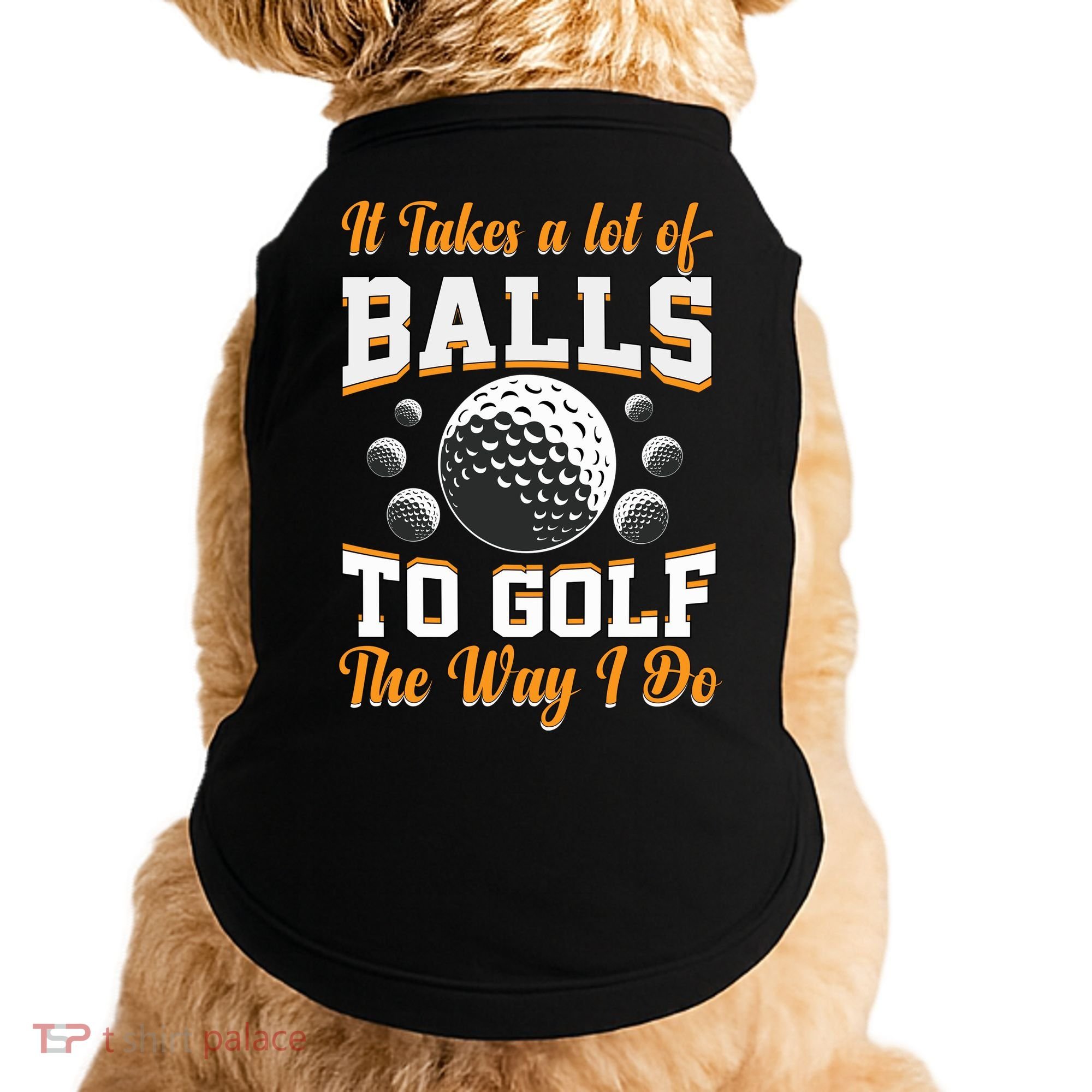Funny Golf Gift For Golfer Doggie Tank